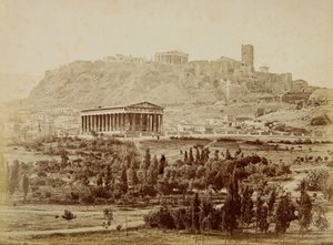 Veduta del Theseion con l